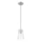 Z-Lite Kira Pendant, 1-Light, 5 In.W x 8 In.H, Brushed Nickel/Clear 7508MP-BN - alternate 3